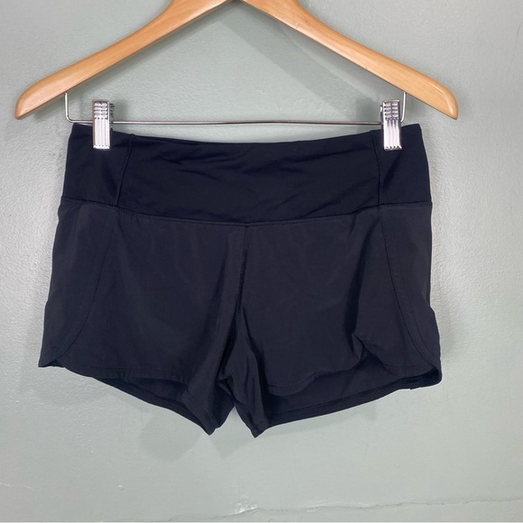 Lululemon Run Times Short Sz 4 Black 4” - Picture 1 of 4